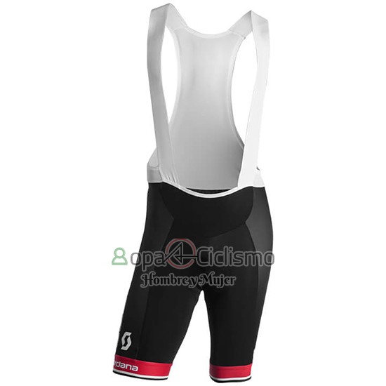 Scott Ropa Ciclismo Culotte Corto 2018 Mangas Cortas Negro Rojo
